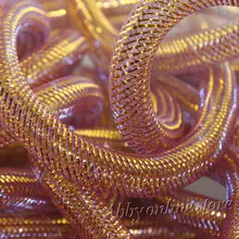 Античный Золотой Металлический Трубчатый CRIN CYBERLOX 60 ярдов 16 мм