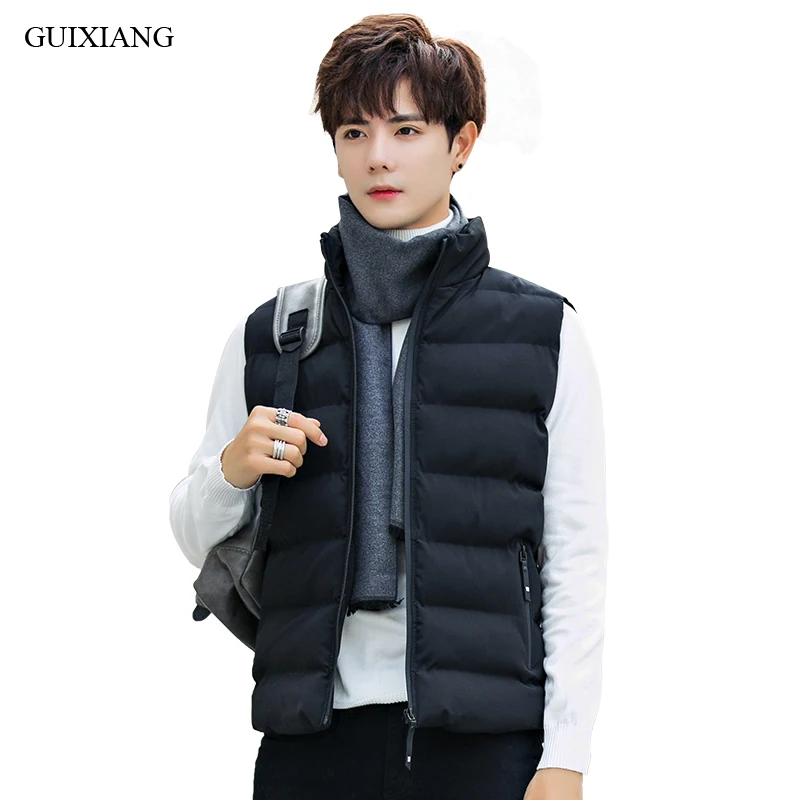 De Hommes 2018 Gilet Mince Hiver Le gris mazarine rouge Col Style Loisirs Nouveau Qualité Pied Haute Vers À Solide Manteau Taille Noir M 4xl Coton Glissière Bas thQrxdCs