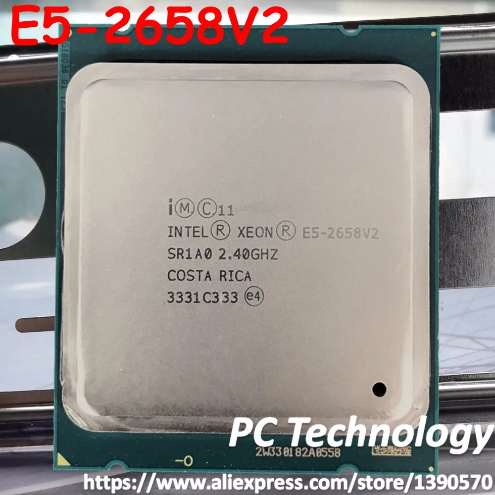 Оригинальный процессор Intel Xeon QS версия E5-2658V2 SR1A0 2 40 ГГц 10 ядер 25 Мб LGA2011 E5 2658V2