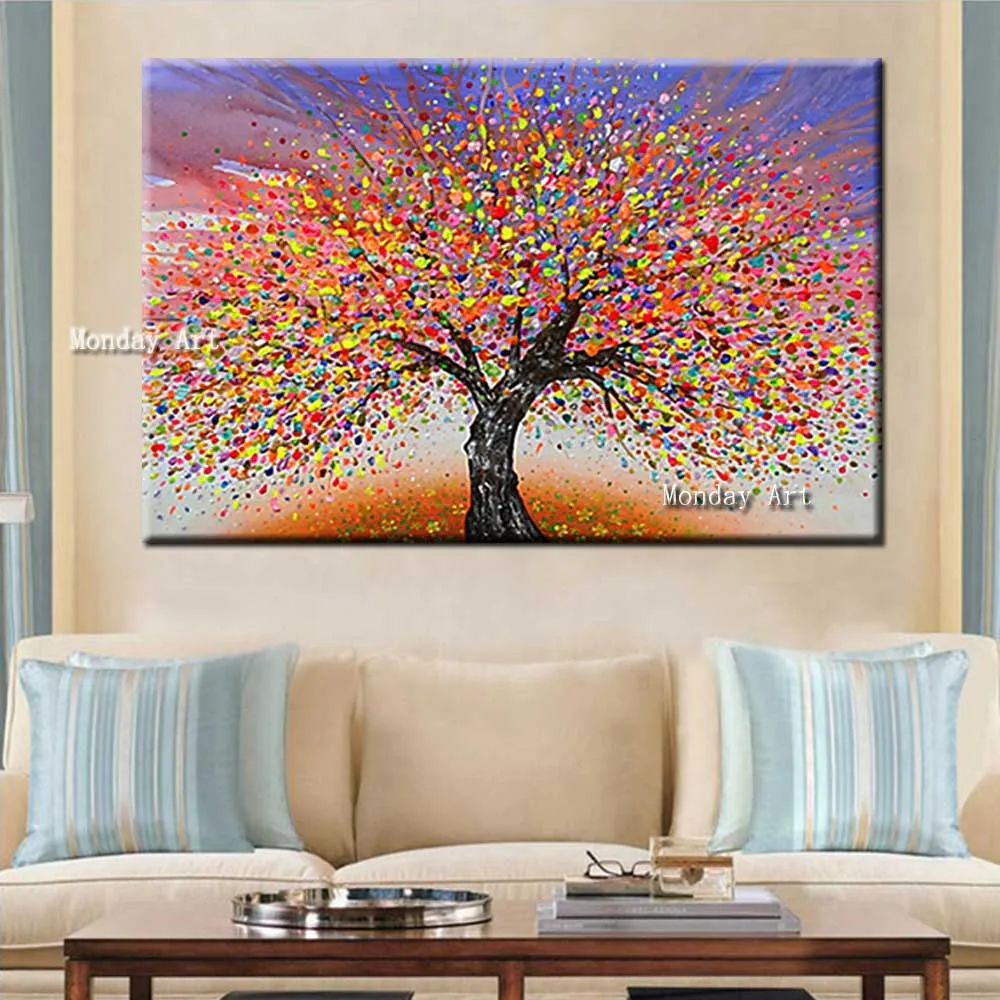 Hand-Painted-Abstract-Tree-Canvas-Oil-Painting-Color-Tree-Canvas-Picture-Art-Painting-Living-Room-Home (4)