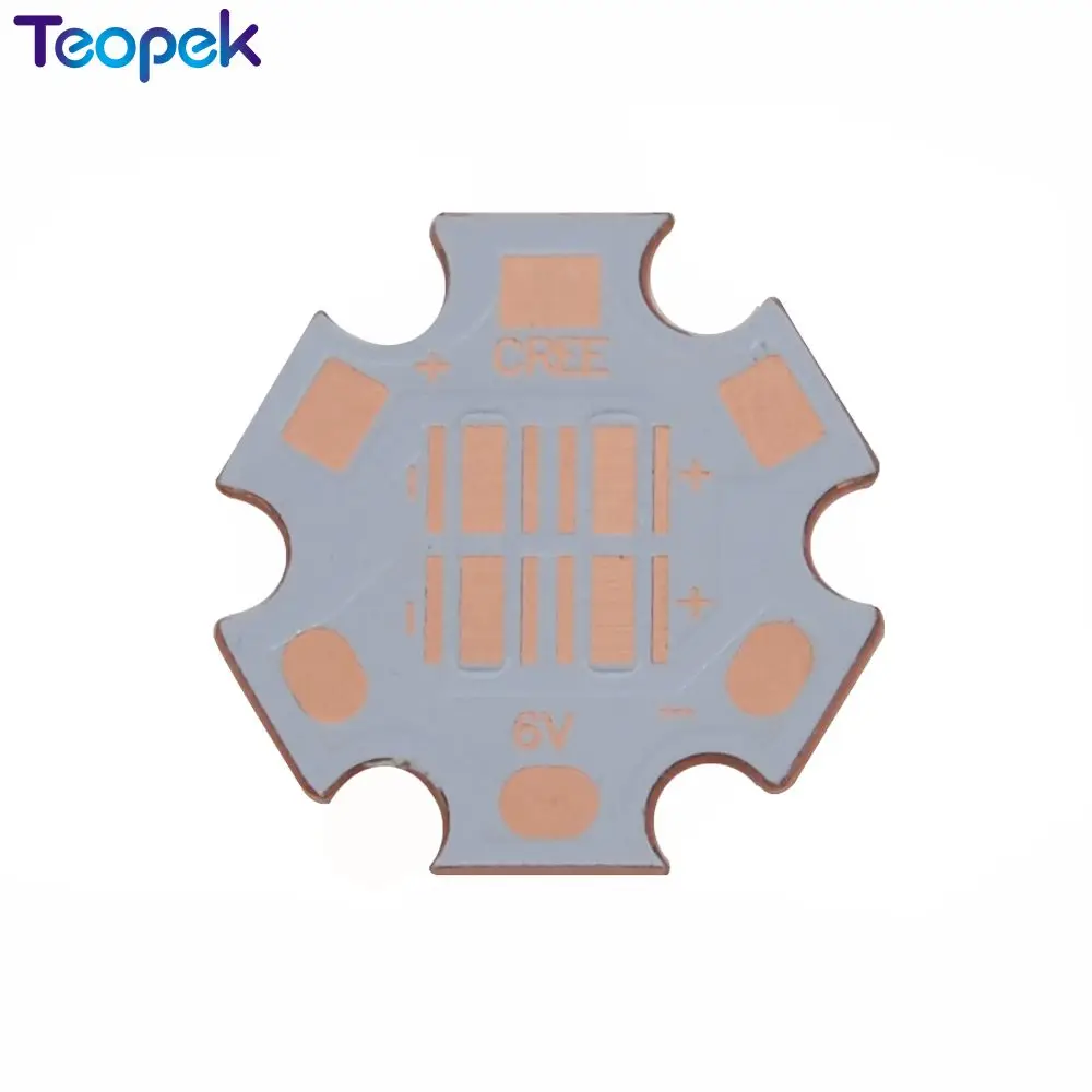 Светодиодный теплоотвод 10 шт. 20 мм для 4D Cree XPE XTE XPG 3535 светодиодный 12 В/6 в/3 в|10pcs