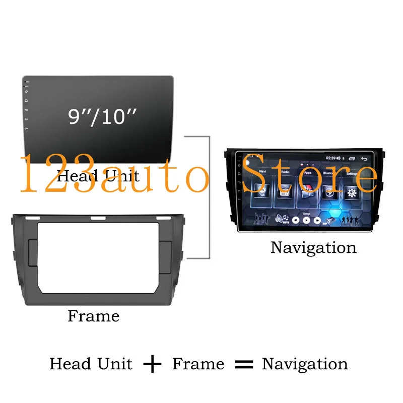 10/9 'ƈ.5D IPS Android 8 1 автомобильный DVD GPS плеер навигация универсальный один din