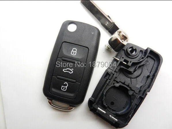 Folding Flip Remote Key Shell Case 3 Buttons For 2011 After VW new Tiguan. Golf, Passat, Bora,New Jetta.jpg