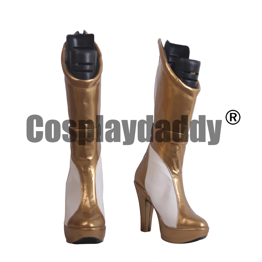 LOL the Nine-Tailed Fox K/DA Ahri Prestige Edition Ver. Кожаные сапоги S008 на высоком каблуке для косплея |
