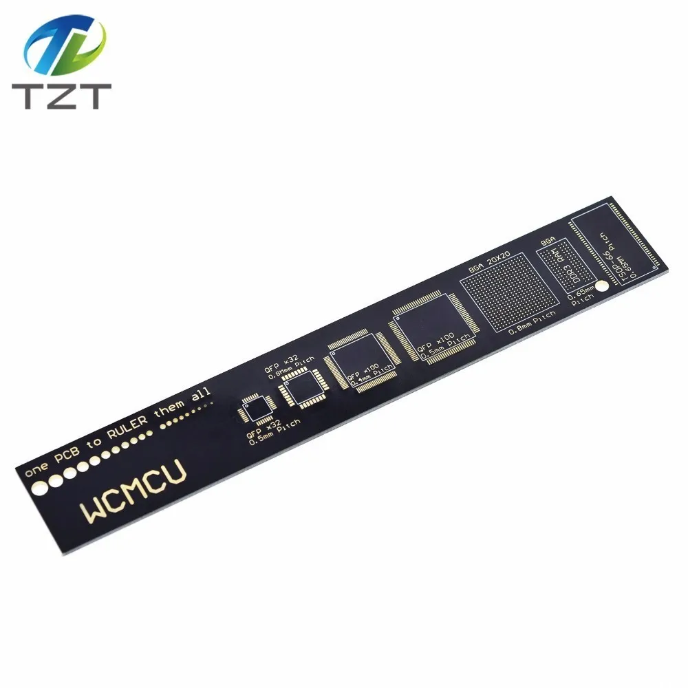 

TZT PCB Ruler For Electronic Engineers For Geeks Makers For Arduino Fans PCB Reference Ruler PCB Packaging Units v2 - 6 15mm