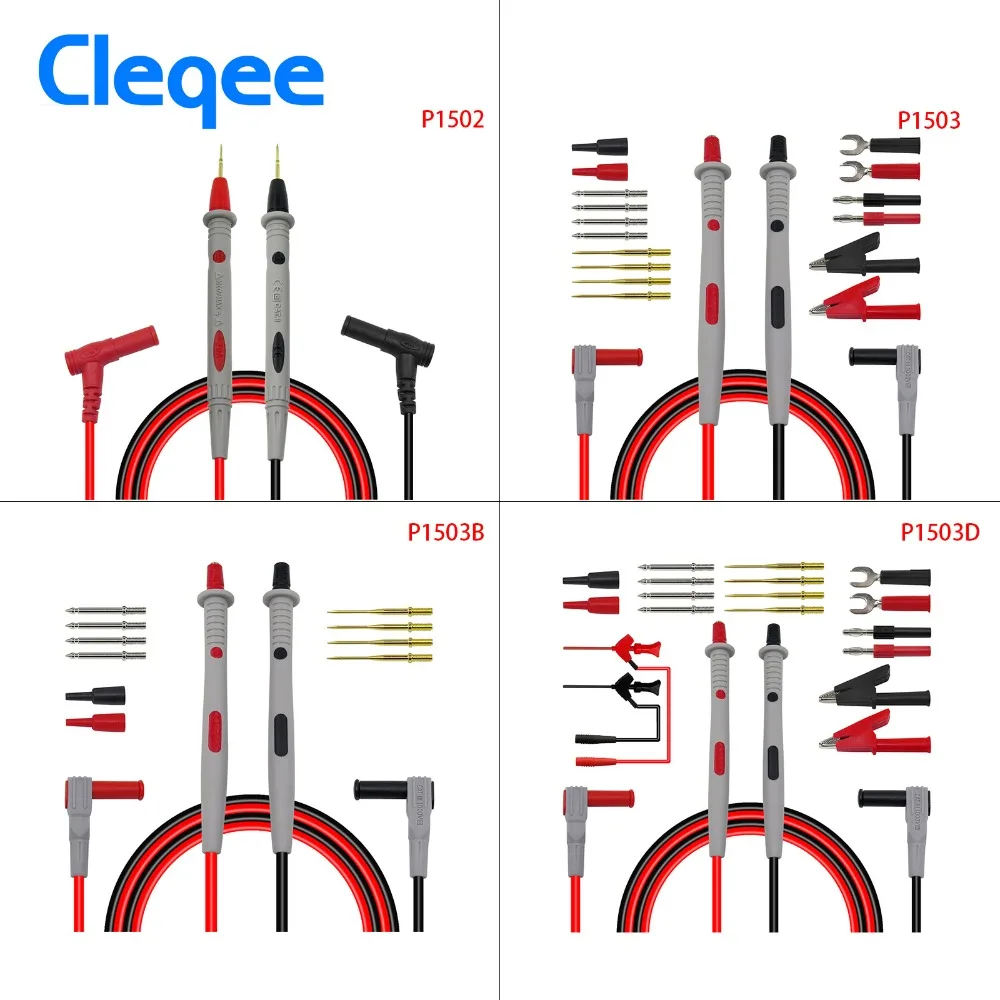 Cleqee телефон со сменными иглами тестовый идентификатор для цифрового мультиметра