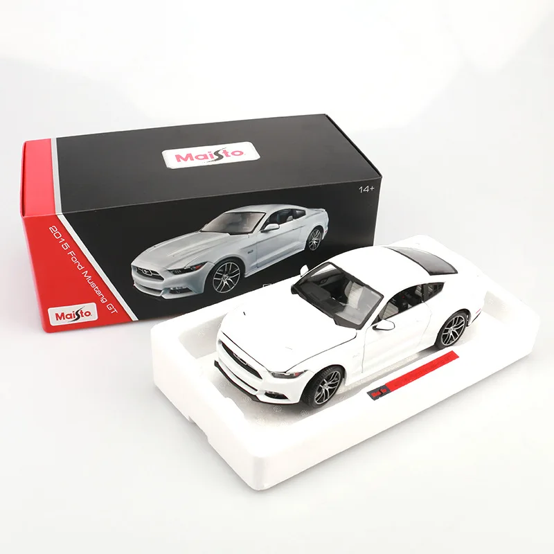 1:18 Масштаб Ford Mustang спортивная модель автомобиля имитация сплава Игрушечная с