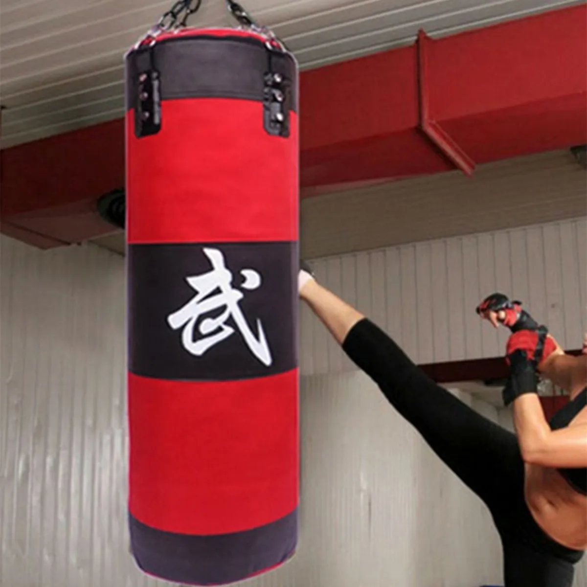 70cm EMPTY Hanging Sandbag Punching Bag Boxing Bag Kit ...