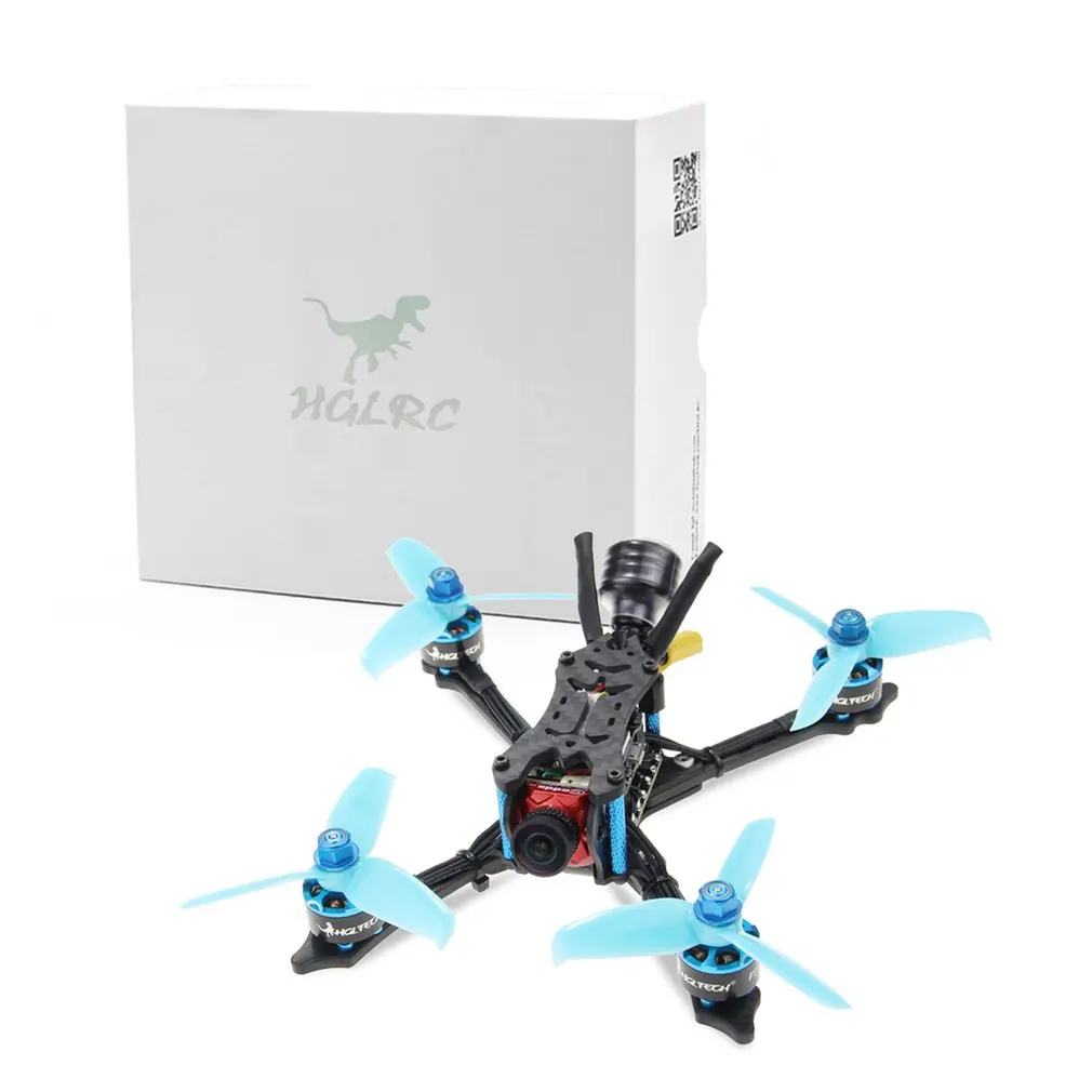 

HGLRC Arrow 3 FPV Racing Drone 6S PNP Quadcopters With Flysky A8S V2 Receiver F4 FC 1408 Motor 45A Blheli32 Caddx Ratel Camera