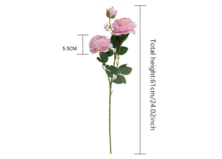 Западная Роза core 3 головки пион искусственный цветок производителей Рождественское украшение для дома свадебный цветок из шелка стены материалы пион искусственные цветы тычинки цветов декор дома