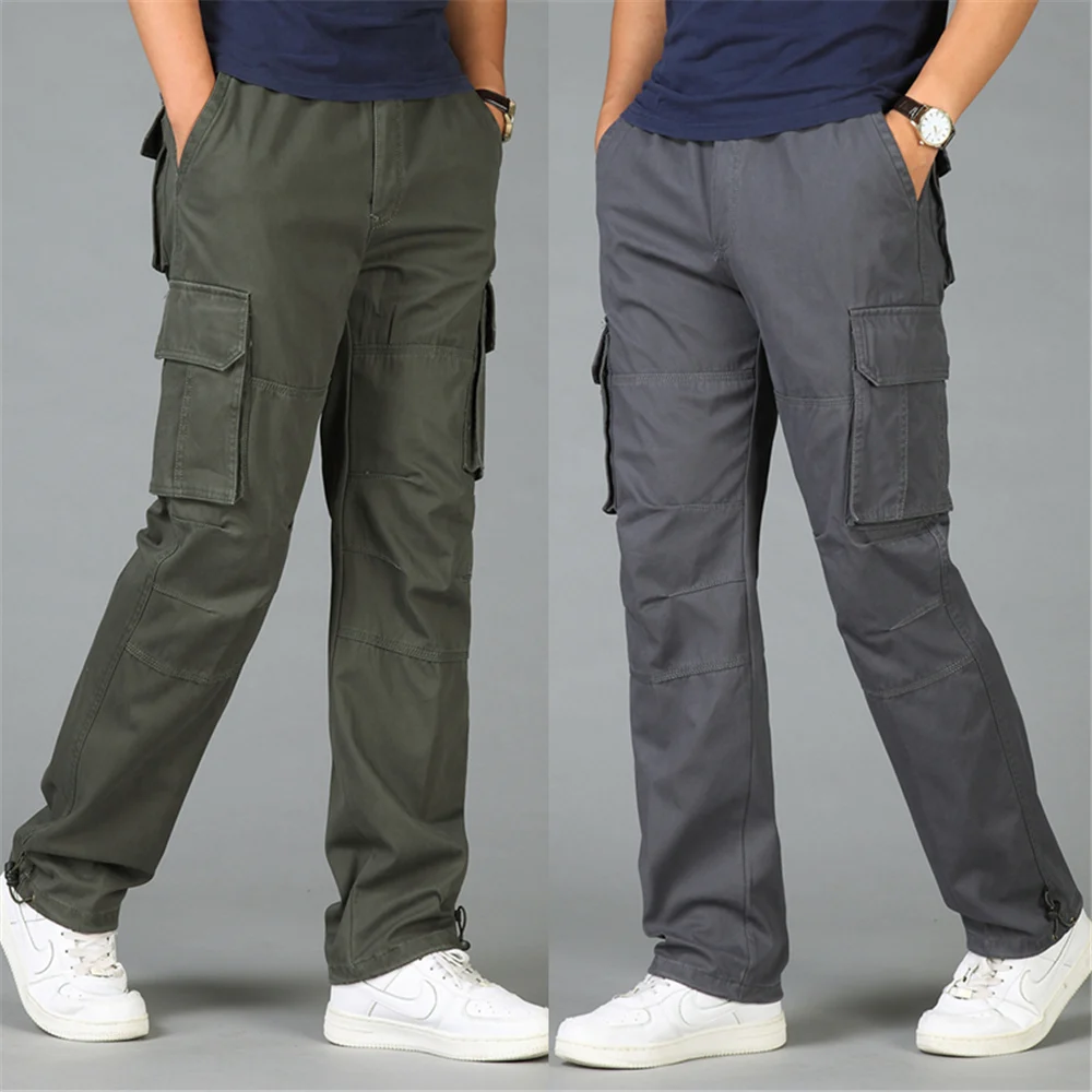 ROSICIL Cargo Pants Casual loose Plus Size Men's Pants Loose Casual ...