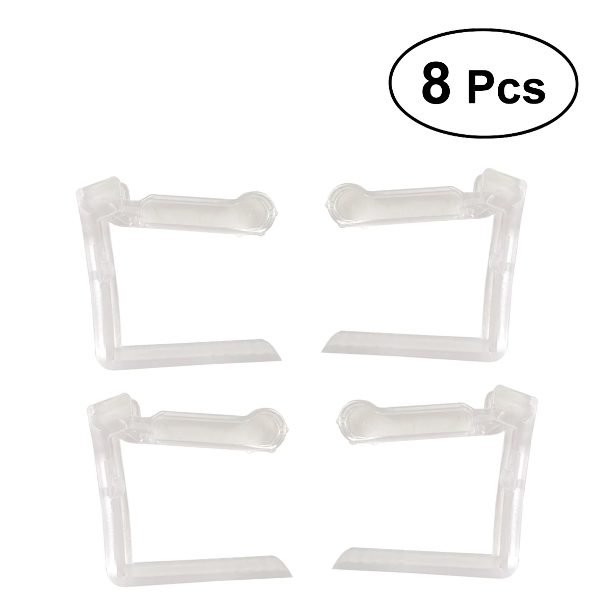8 шт. держатели для стола прозрачные декоративные Творческий Adjus держатели для стола зажимы скатерти держатели для покрытия стола домашний