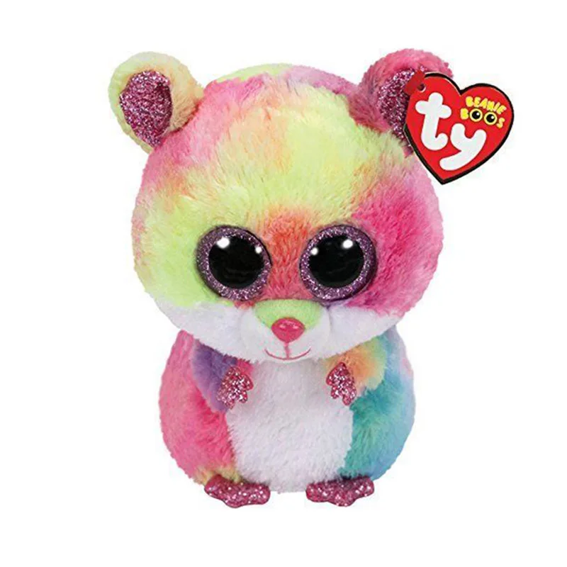 Ty Beanie Boos 6 "15 см Родни разноцветные хомяк Овцы Роза единорог плюшевые регулярные мягкие коллекционные животных игрушка кукла