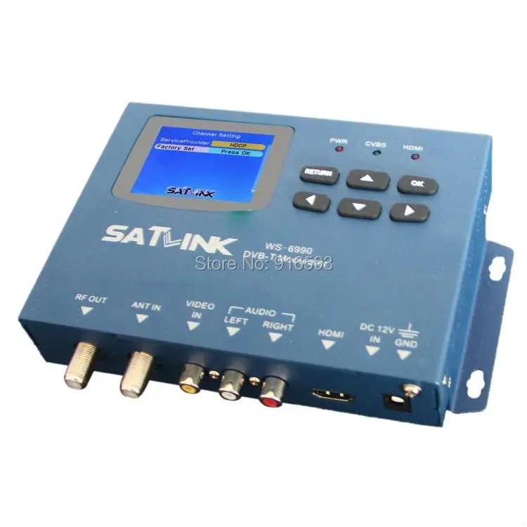 SATLINK WS-6990 1 Route DVB-T модулятор/AV/HDMI