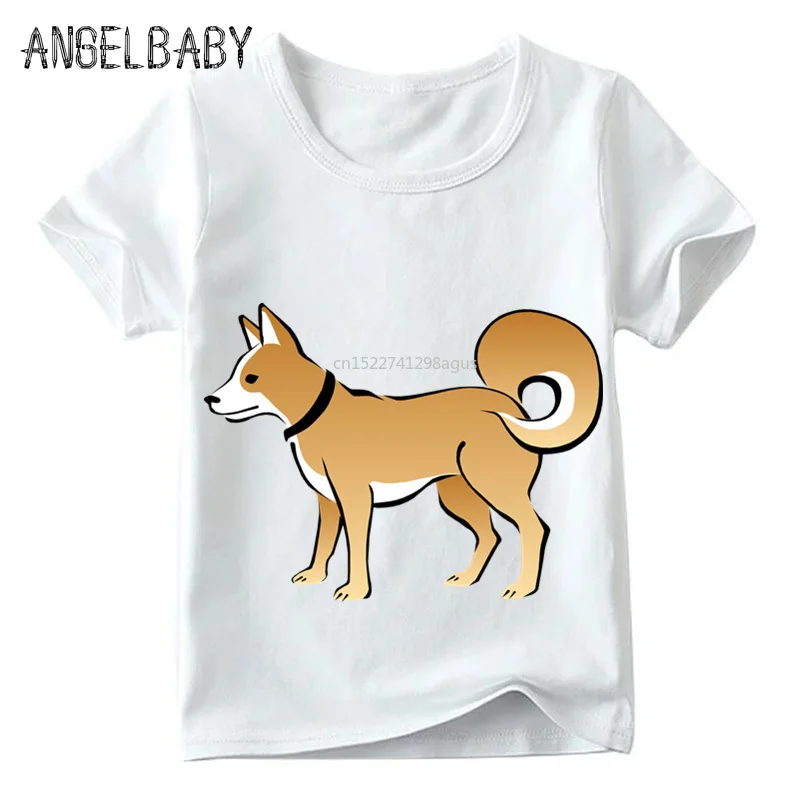 Детская забавная футболка Doge Deus God Dog/shiba Inu с принтом летние топы коротким рукавом
