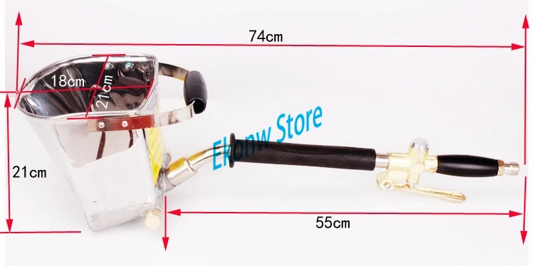 Цементный пистолет-распылитель Многофункциональный пневматический цементный распылитель настенный раствор пистолет цементный раствор