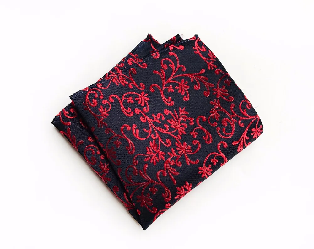 FE Paisley Floral Handkerchief Mens Silk Pocket Square Hanky Wedding Party Blue