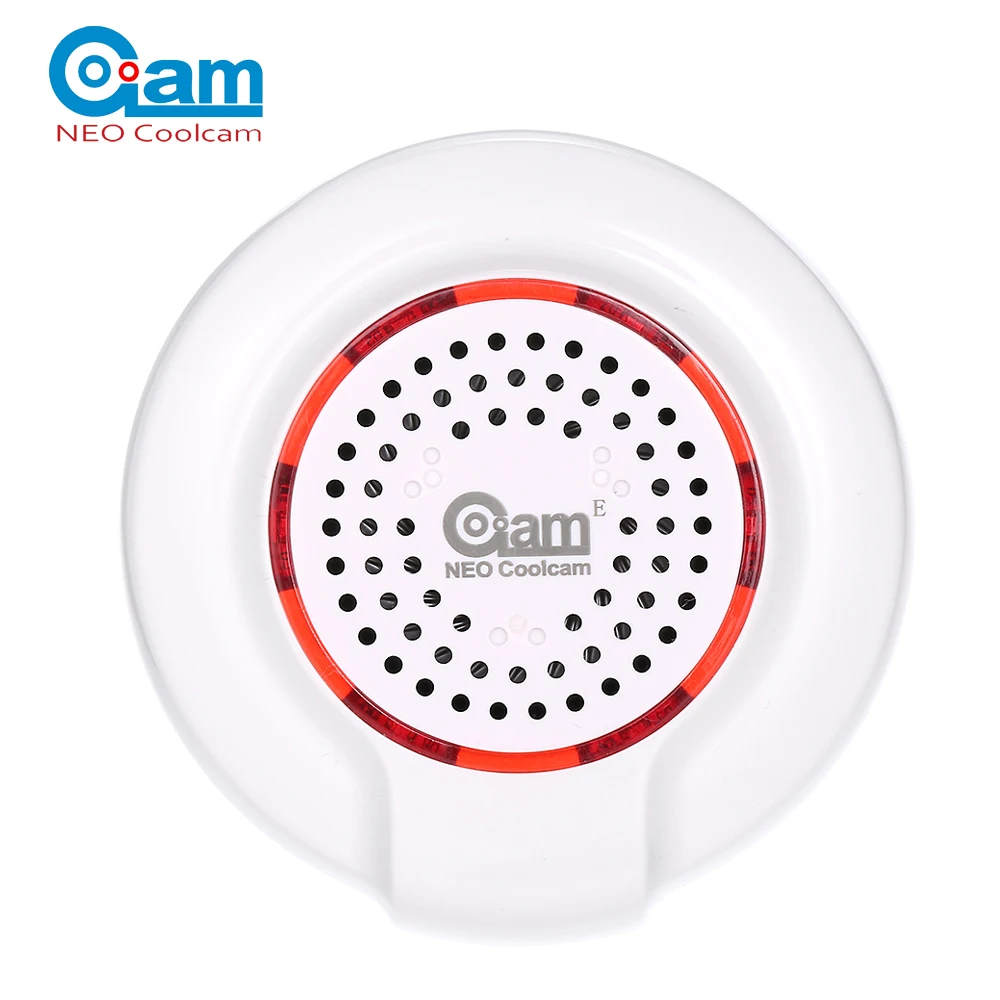 

NEO COOLCAM NAS-AB01Z Z-wave Wireless Siren Alarm Sensor Compatible with Z wave Plus Sensor Alarm Smart Home Automation Alarm