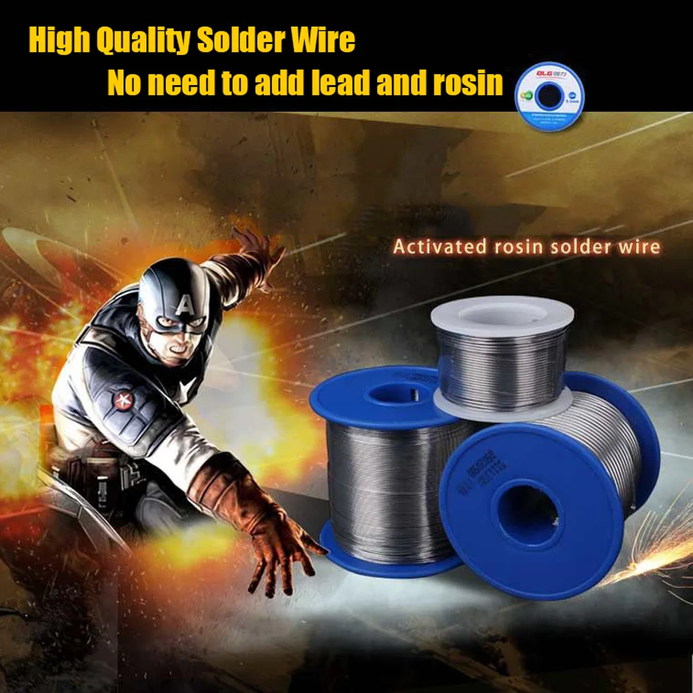 

Tin lead Solder Core Solder Rosin 0.5mm 500g with Flux Welding Soldering Wire Roll