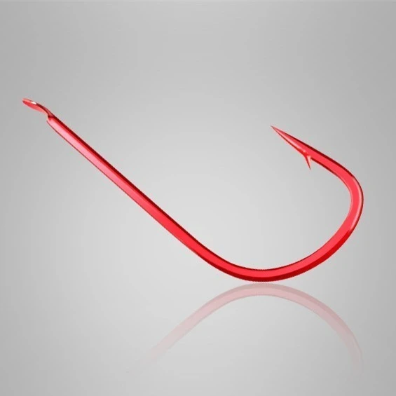 100pcs/bag Super Mini Small Red Color Barbed Fly Fishing Hooks Sharpened  Bait Tackle High Carbon