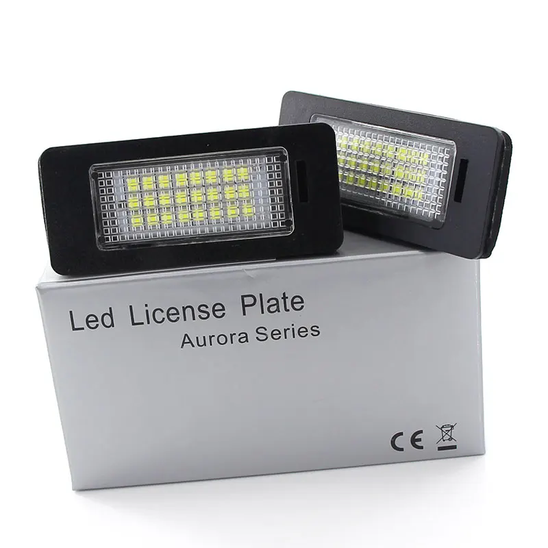 Placa de Número para Bmw Luz de Número da Matrícula para Bmw Canbus Peças E39 m5 E70 E71 x5 x6 E90 E92 E93 m3 2 Led E60 15 Luzes p/ carro