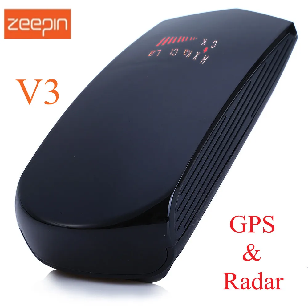 

Universal Car Trucker Speed V3 GPS Information And Radar Signal Detection Detector Voice Alert Warning 16 Band Auto 360 Degrees