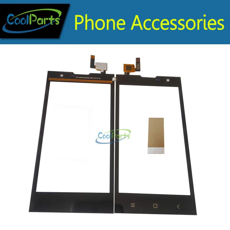 

1PC/Lot High Quality 4.5 inch For Dexp Ixion ES2 Touch Screen Digitizer Touch Panel Lens Glass Black Color With Tape