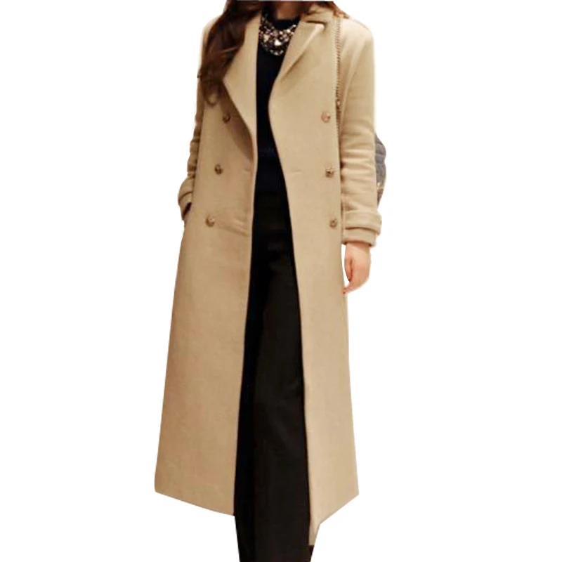 Extra Long Wool Coat Han Coats