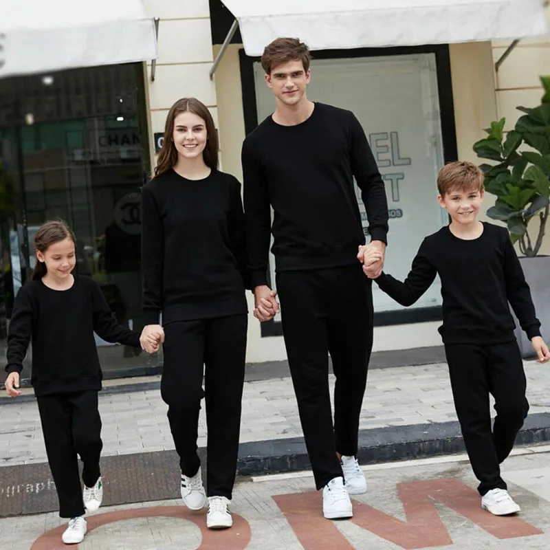 Одинаковая одежда для семьи зимние хлопковые рубашки семейная одежда детские рубашки для мамы, дочки, папы и сына одинаковые комплекты для семьи