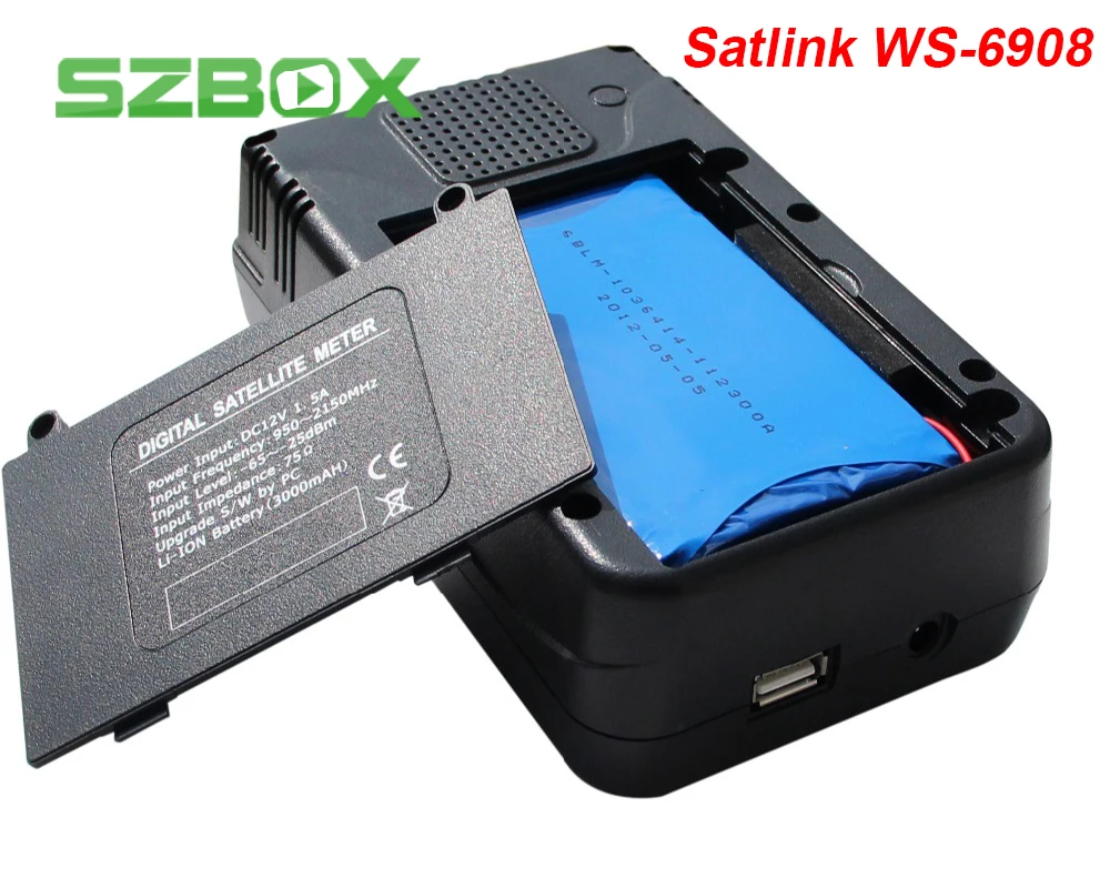 SZBOX Satlink WS-6908 3.5 inch LCD screen DVB-S FTA Digital Satellite Signal ws 6908 satellite Finder Meter PK ws- 6906 ws-6933 SZBOX Satlink WS-6908 3.5 inch LCD screen DVB-S FTA Digital Satellite Signal ws 6908 satellite Finder Meter PK ws- 6906 ws-6933