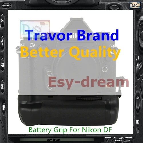 

Brand Travor Vertical Battery Power Handle Grip Holder For Nikon DF DSLR Camera PM148