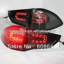 Для Mitsubishi 2011-2013 Pajero Montero Sport светодиодный задний фонарь задние фары все черного Дымчатого Цвета SN