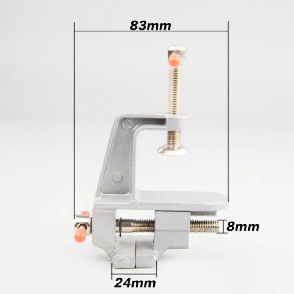 Новое поступление 3,5 "Алюминиевый миниатюрный маленький хобби ювелира зажим на стол и скамья мини-инструмент вице-мулити-функциональный