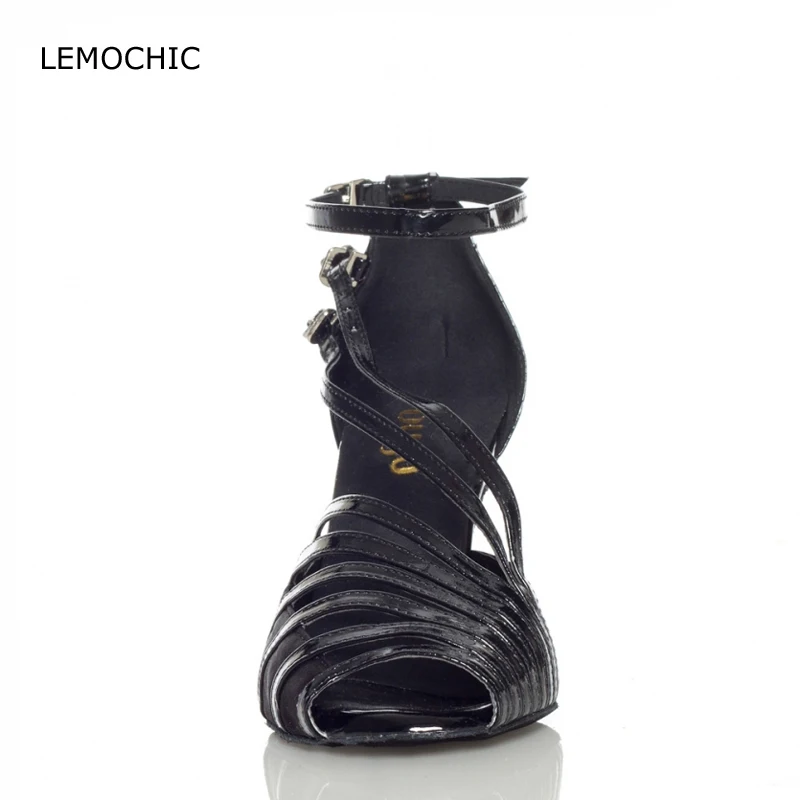 LEMOCHIC/хорошее качество Бальные танцы латинское танго джаз Самба высокий каблук