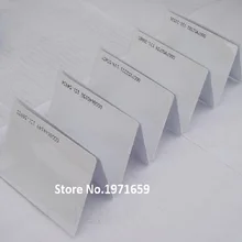 200 шт./лот 125 кГц белый ISO14443A RFID идентификатор метки карты для двери Управление доступа EM карта