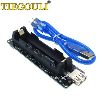 

ESP32 ESP32S For Wemos For Raspberry Pi 18650 Battery Charge Shield Board V3 Micro USB Port Type-A USB 0.5A For Arduino Charge