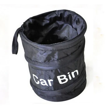 

New 20*15cm Car Trash Can Portable Foldable Garbage Bin Oxford Cloth Car Seat Garbage Organizer Office Household Trash Can 9#