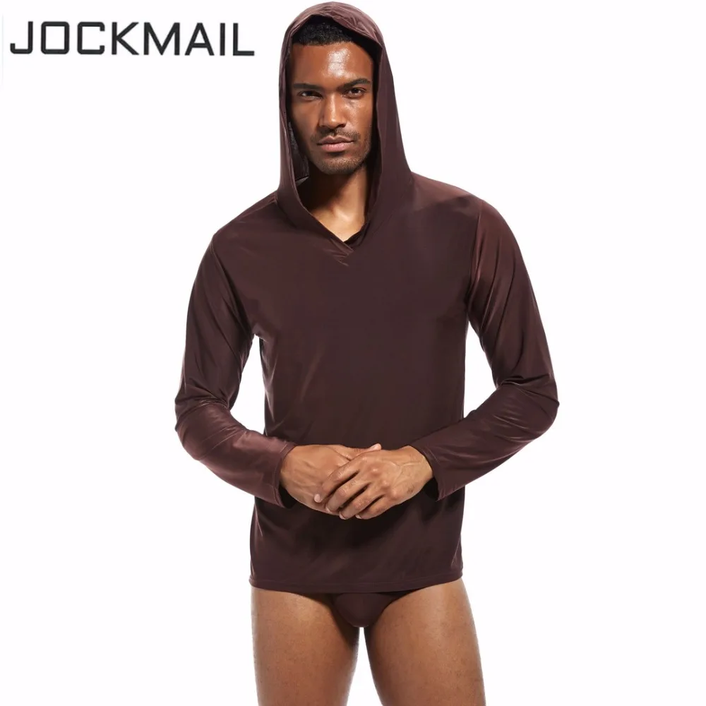 JOCKMAIL мужские топы для сна Lounge домашняя одежда для сна мужские s через рубашки майка мужская пижама Висячие вдоль мужчин