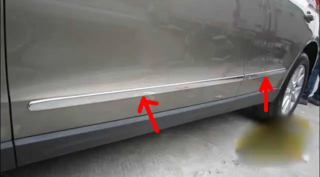 

Chrome Body Side Moulding cover trim for audi Q5 2010 2011 2012