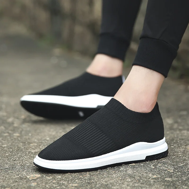 Noir 2018 rouge De Sneakers Chaudes Ventes Sur Respirant Automne Léger Harajuku gris Low Vitesse Chaussettes Casual Chaussures Krasovki Cut Formateurs Glissement Hommes CHdpqtq