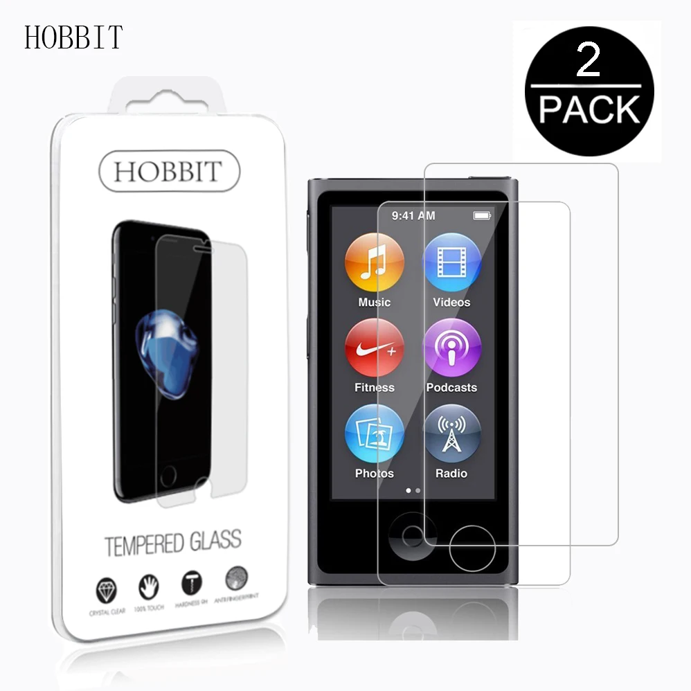 Best buy 2Pack For Apple iPod Nano 7 0.3mm 2.5D 9H Tempered Glass Screen  Protector Ultra thin Clear Scratch Resistant film for ipod online cheap