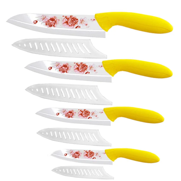 Global quality 3" 4" 5" 6" inch zirconia kitchen knives sets ceramic