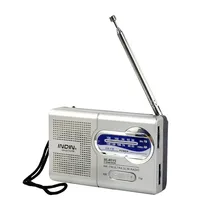 Mini Portable Pocket AM/FM Telescopic Antenna Battery Powered Radio Receiver 7.8