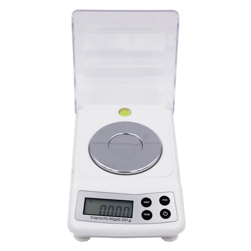 5 pçs lote 50g x 0.001g balança