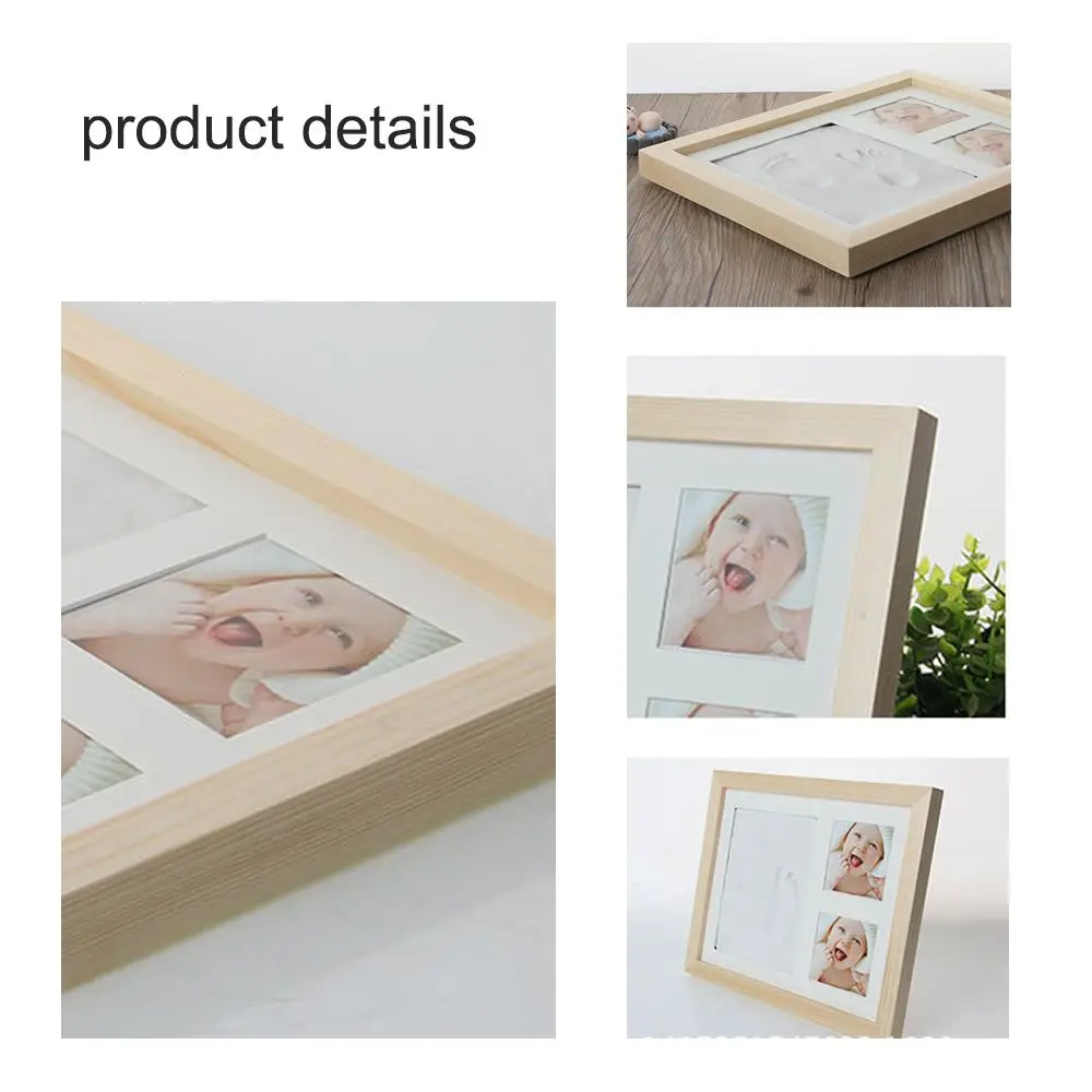 DIY Baby Photo Frame набор подушечек для штампов Милая ручная ножная печать формочка с крышкой отпечаток пальца грязи ребенок рост памятник подарки