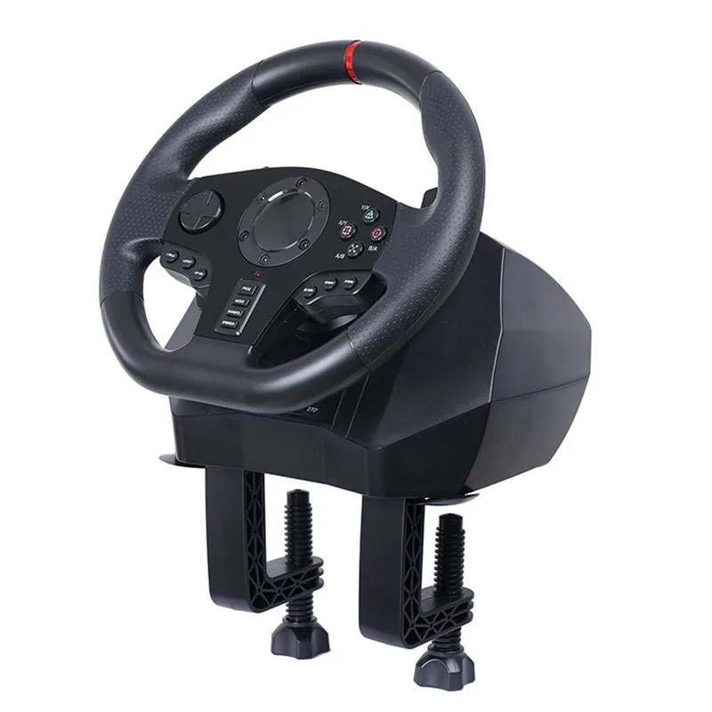  900 degree game steering wheel computer games console host machine driving school learn simulator p