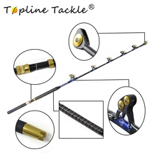 Big Game 80lbs pounds leather fore grip deep sea heavy power rod