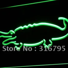 I827 Аллигатор Крокодил Дисплей светодиодный неоновый свет знак включения/выключения 20+ Цвета 5 размеров