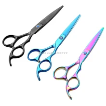 6 дюймов профессиональный триммер для волос ножницы из нержавеющей стали многофункциональные салонные ножницы для стрижки волос черный/синий/цвет