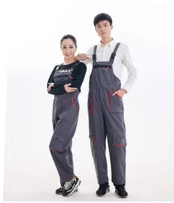 Male style jumpsuit S-4XL! мужской стиль комбинезон брюки для четырех сезонов обслуживание и установка износостойкого синего оснастки - Цвет: Male style jumpsuit